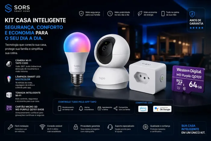 Kit casa inteligente 