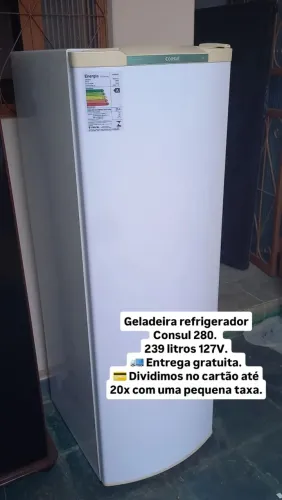 Entrega gratuita, geladeira refrigerador Consul 280, 239 L.