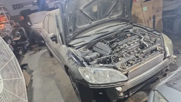 Peças sucata Honda civic Lxl ano 2005 baixado nota fiscal