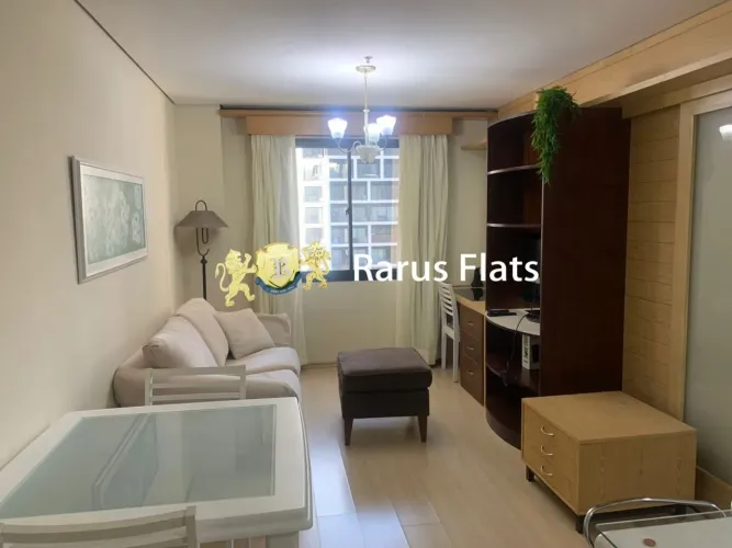 Flat para locação em Moema - Edifício Times Square - Cód. ZOQ02304