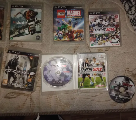 Lote 16 Jogos PS3 Originais - The Last of Us, Skate 3, God of War e mais.