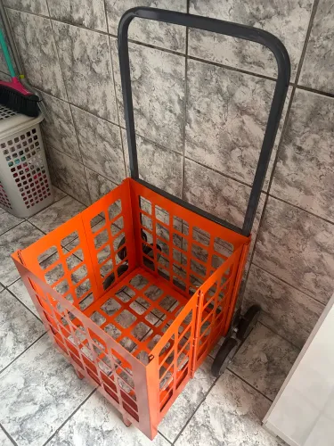 Carrinho de carga ferro reforçado 200kg