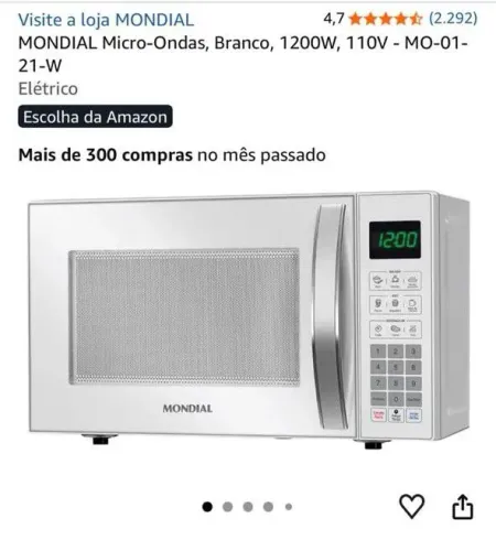 Microondas MONDIAL