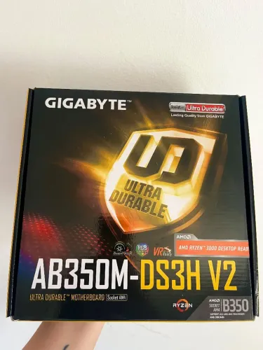 Placa-Mãe Gigabyte GA-AB350M-DS3H V2, AMD AM4, mATX, DDR4