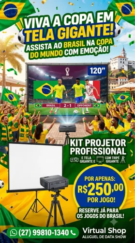 Aluguel projetor/ Locação Data show