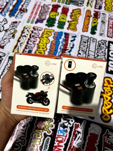 Carregador USB motoboy