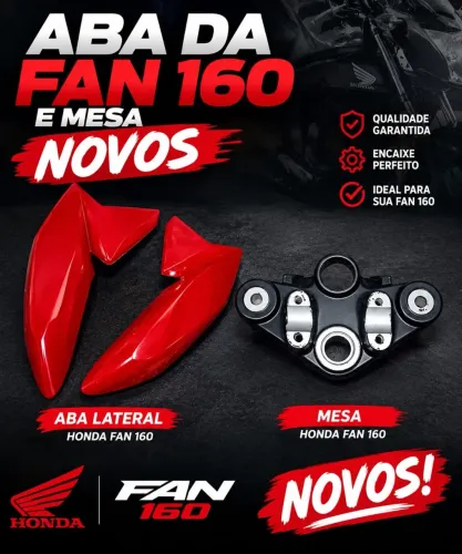 Abas da Fan 2016 novas nunca usadas e mesa da Fan