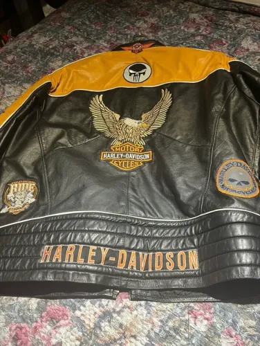 Jaqueta couro Harley Davidson 