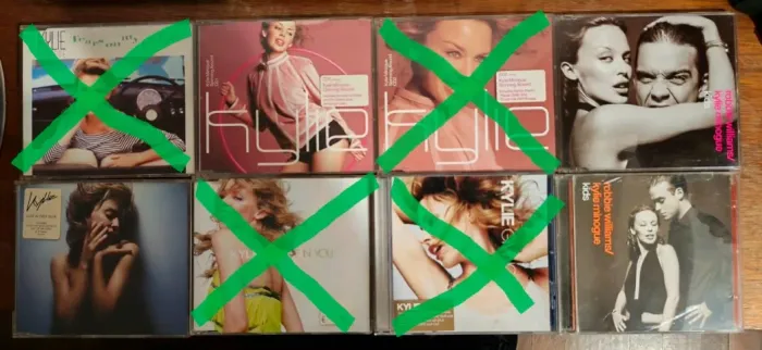 Vários Cd singles Kylie Minogue - ler descrição para lista de cds/disponibilidade/valor