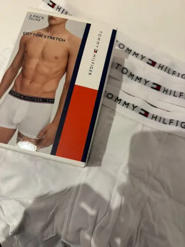 Cueca Boxer Tommy Hilfiger Branca Original 3