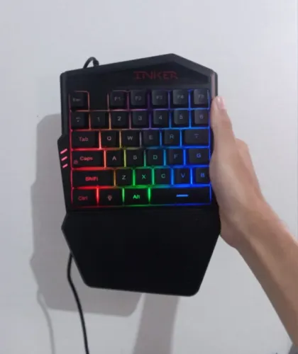 Teclado de uma Mão INKER Rainbow