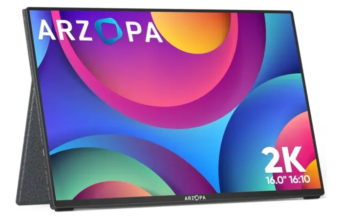 Monitor portátil para jogadores Arzopa A3c 144 hz 16 2,5 k