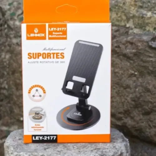Suporte celular de mesa rotativo 360°