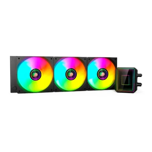 Water Cooler C3Tech Black 360mm Led ARGB Intel LGA1851 e AMD AM5 TDP: 310W - WZetta