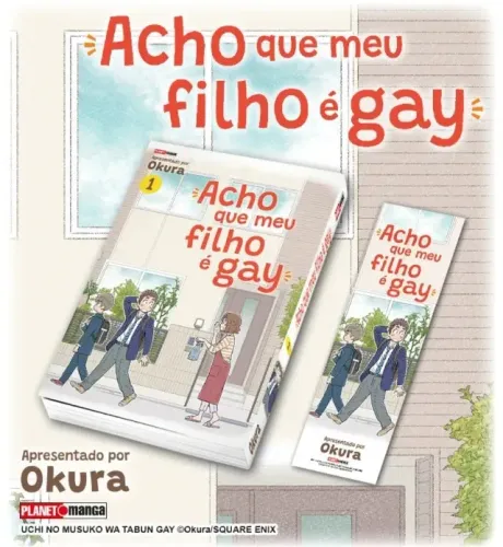 mangá - acho que meu filho é gay 01 - okura / panini / hq