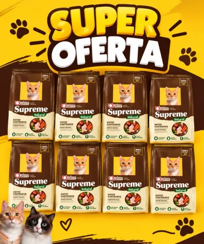 Ração quatree supreme SUPER PREMIUM 8.08kg