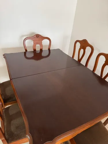 Mesa de jantar 6 lugares Luís XV