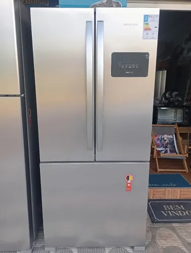 Geladeira 3 portas Brastemp inox