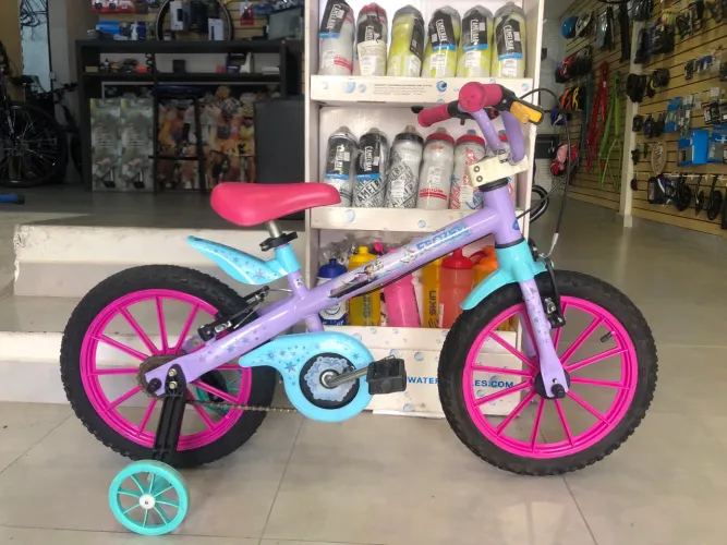 Bicicleta Infantil Frozen Aro 16 Nathor