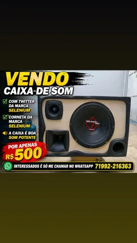 Vendo caixa de som