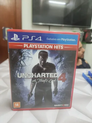 Jogo para ps4 Uncharted 4 português mídia física usado