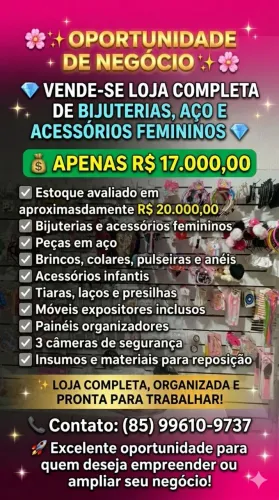 Vendo uma loja completa
