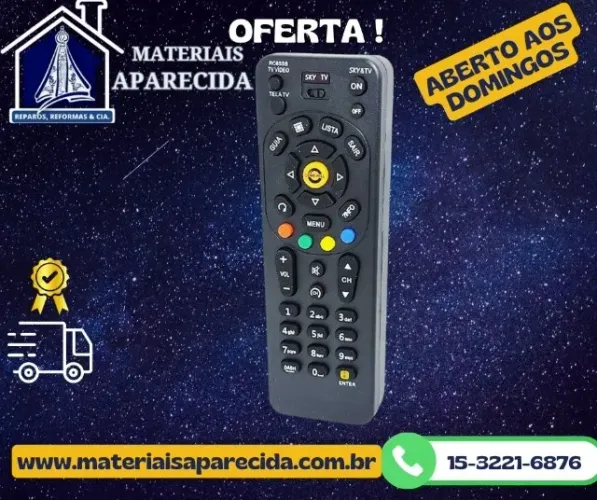 Controle Remoto para Tv Aparelho Sky 7011