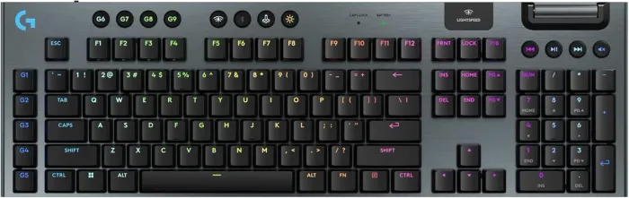 Teclado Mecânico Gamer Sem Fio Logitech G915 LIGHTSPEED