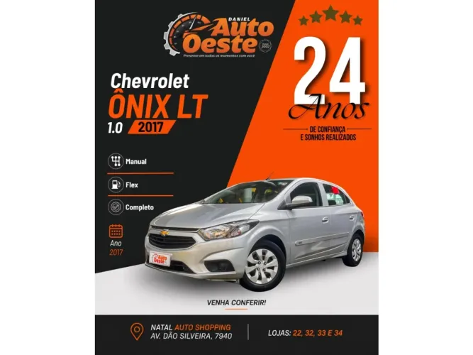 Chevrolet Onix Hatch LT 1.0 8V Flex Mec. 4P 2017
