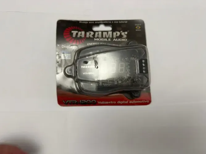 Vendo multímetro para carro, a 12 volts, marca Taramps, sem defeitos, novo