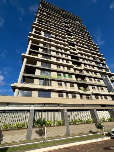 APARTAMENTO DE ALTO PADRÃO NOVO, SEMI MOBILIADO COM PISCINA NA SACADA PRIVATIVA, PARA MORA