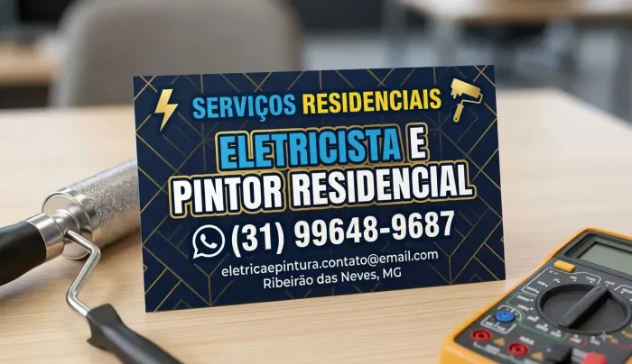 Serviços de eletricidade e pintura