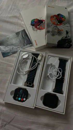 2 Smartwatches Microwear Semi Novos - Completo na Caixa