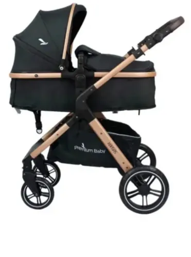 Carrinho de bebê - 3 em 1 - Premium Baby Gold Kansas