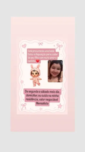 Babá disponível