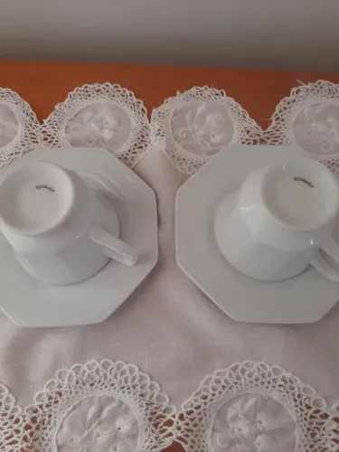 Xícaras Porcelana Schmidt Linha Prisma