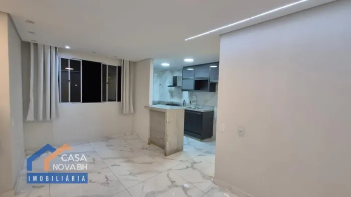 Apartamento para Locação em Belo Horizonte, Palmeiras, 2 dormitórios, 1 banheiro, 1 vaga