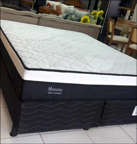 Cama Box King Size 192x203x32 Moscou Reconflex Molas Ensacadas - Novo e embalado!!