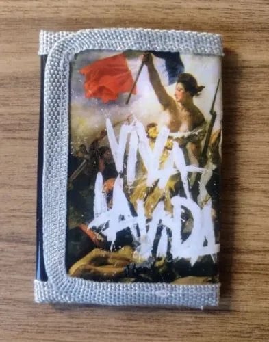 Carteira com Velcro da Banda Coldplay