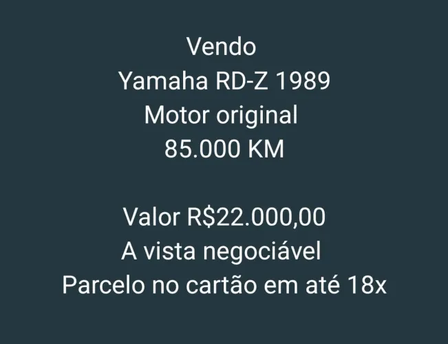 Yamaha RD135Z novíssima 85.000 KM original 