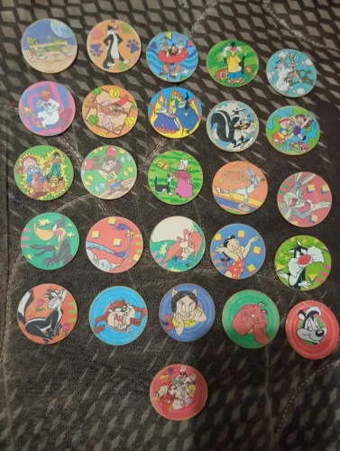 Lote de 23 tazos Looney tunes
