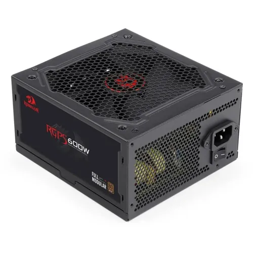 Fonte Atx 600w 80 Plus Bronze Redragon Rgps-600w Gc-ps003-1 Full Modular