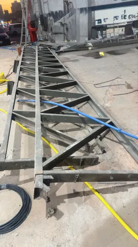Tesoura Metálica para estrutura
