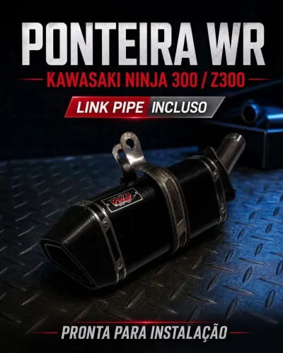 Ponteira Esportiva WR Ninja300|Z300 "Usada"
