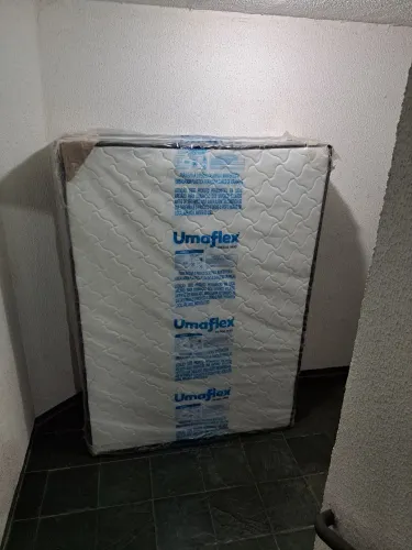 Cama box casal conjugada