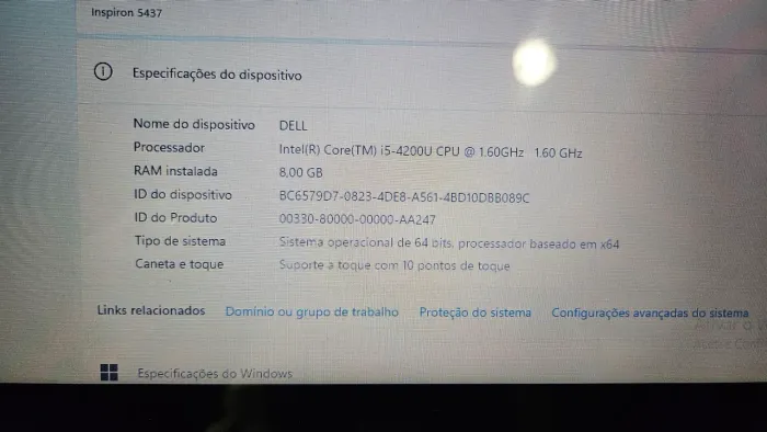 Notebook Dell Inspiron 14R 5437 | Intel Core i5 | 8GB RAM | SSD | GeForce GT 740M (2GB)