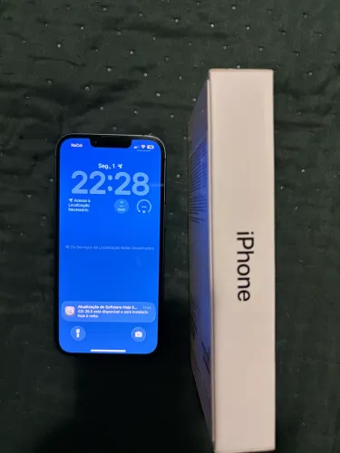 iPhone 13 Preto 128Gb funcionando tudo perfeitamente