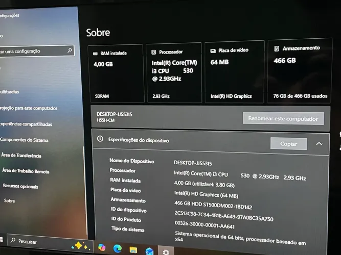 Computador de entrada