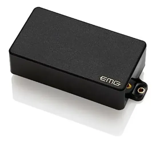 Captador Humbucker EMG 85 Preto Guitarra Alnico Ativo Instalação Sem Solda