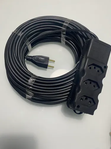 Extensão elétrica 40 metros R$ 150 Espessura 2x1,0mm